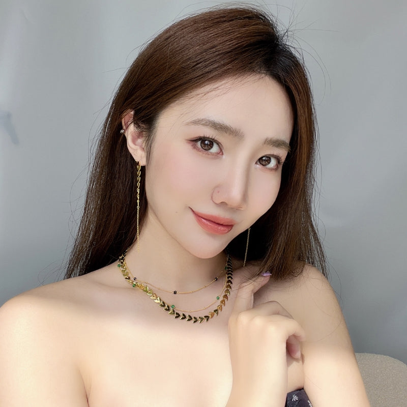 麦穂ハートインス風ゴールドネック