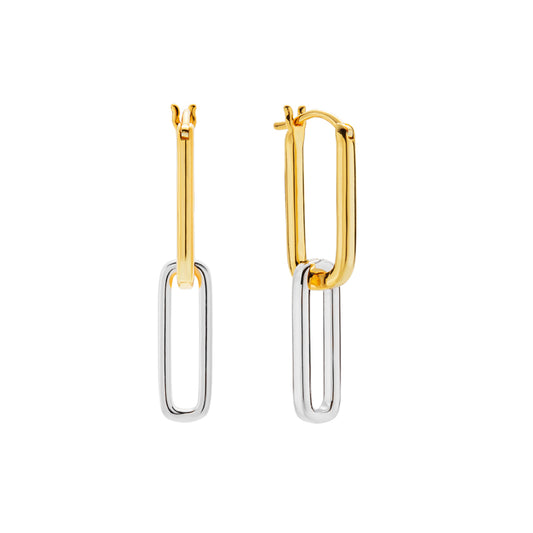 双環鎖ゴールド耳饰