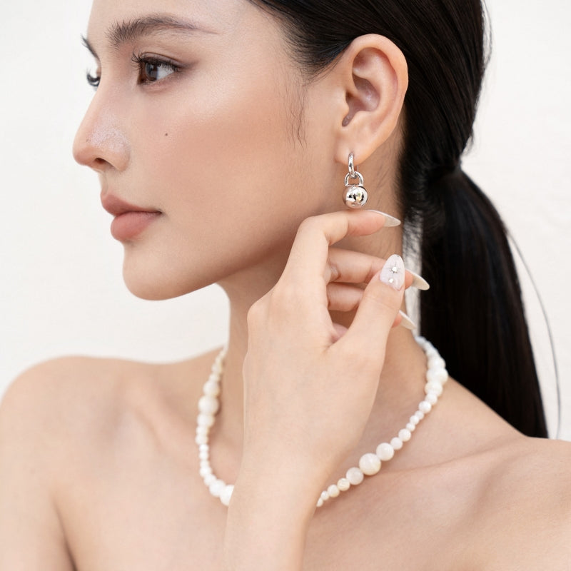 インス小球メッキピアス