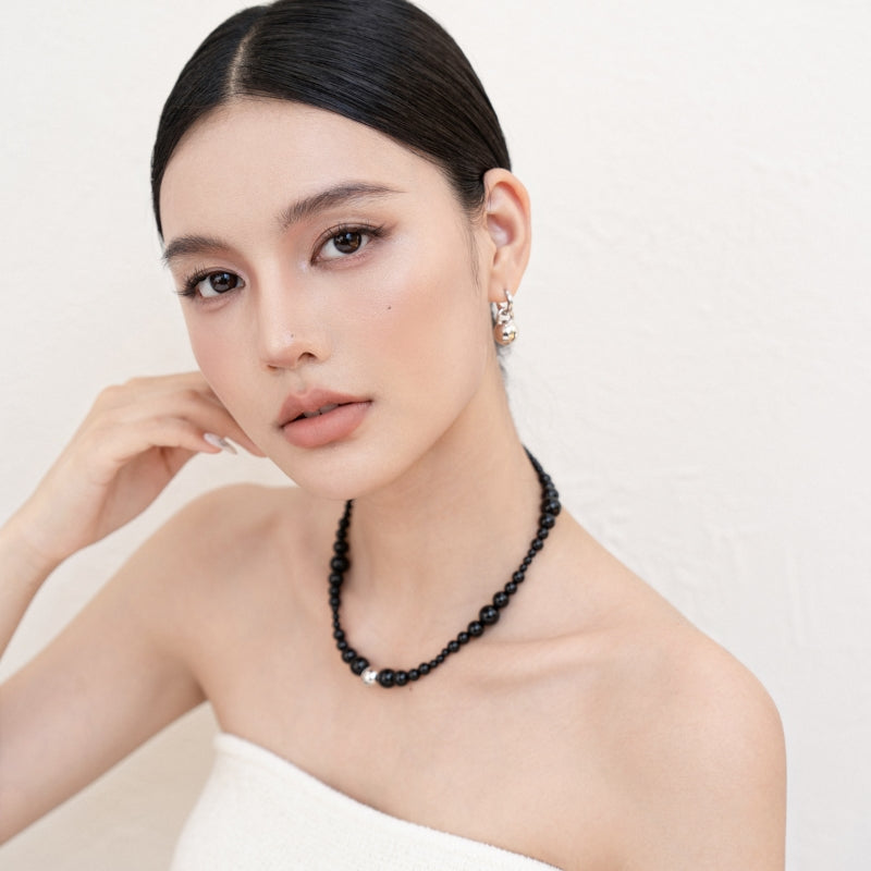 ins風小球メッキピアス