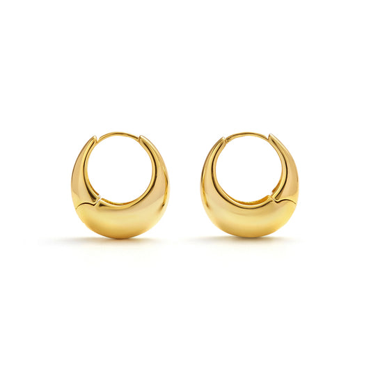 18KGP フレンチ銀水滴耳饰