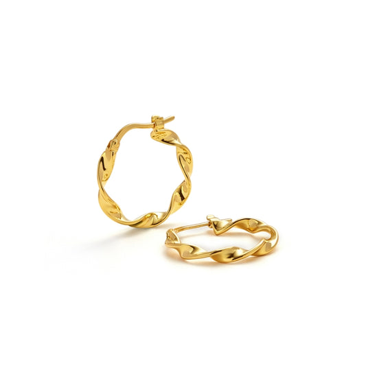 18KGP フレンチ波型耳圈