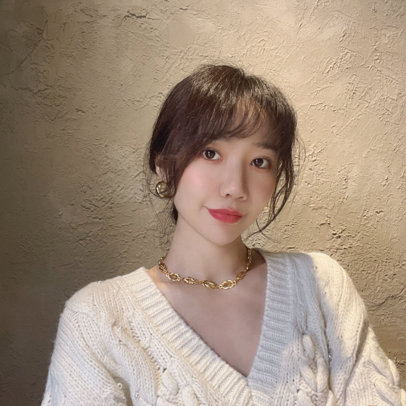 18KGP リングユニークネック