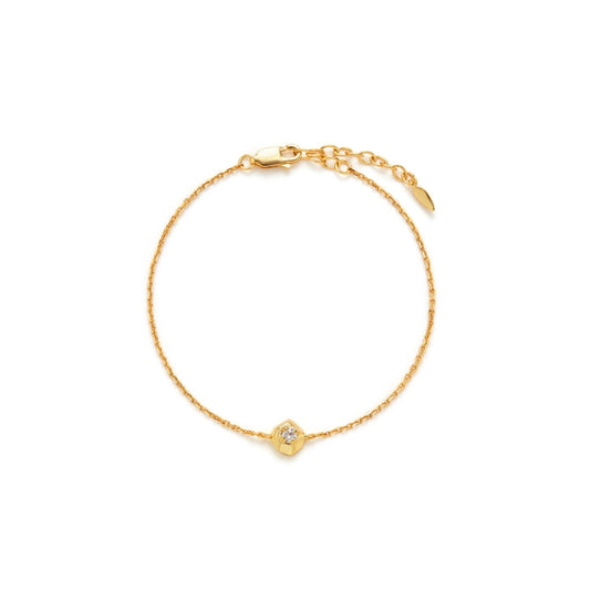 18KGP ジルコニア細ブレス