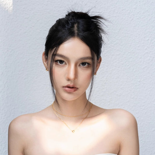 18KGP ジルコニアネックレス