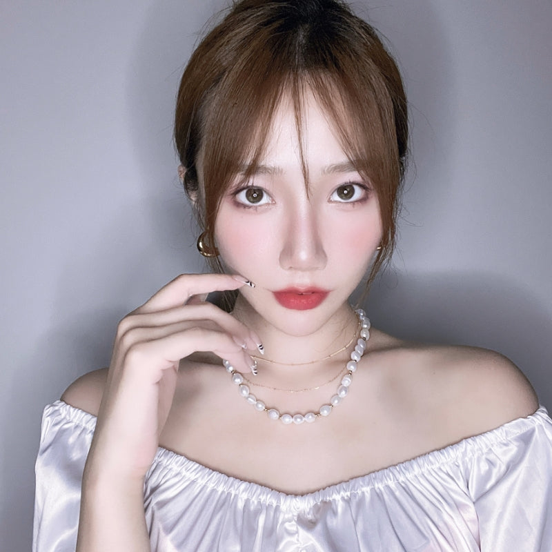 JENNIE 同様円形 18KGP イヤリング