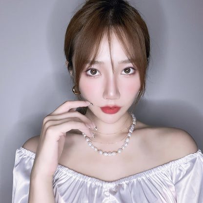JENNIE 同様円形 18KGP イヤリング
