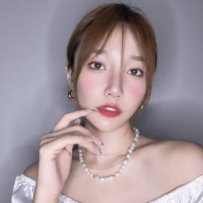 JENNIE 同様円形 18KGP イヤリング