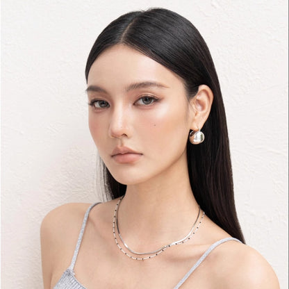 インス風大球光沢ピアス