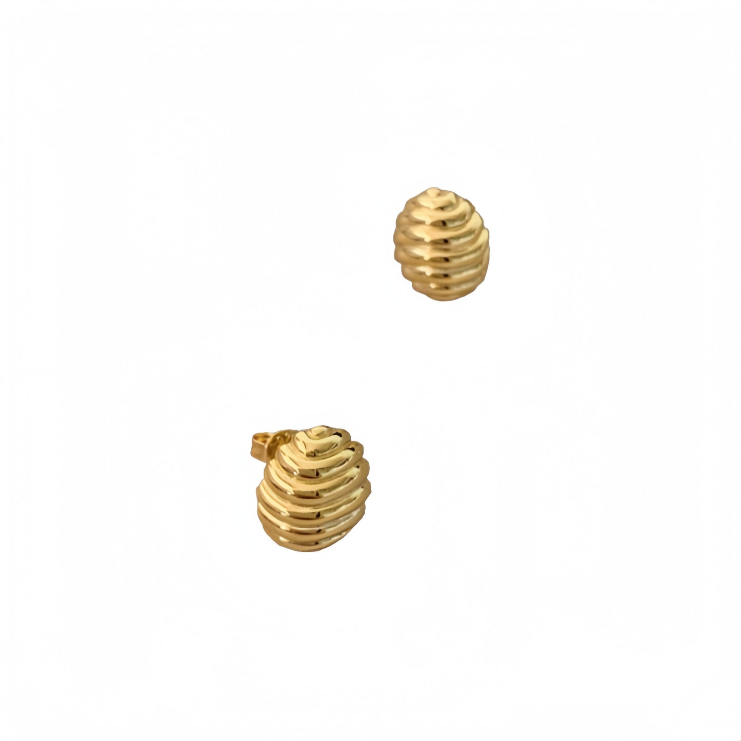 ラメーションメッキピアス