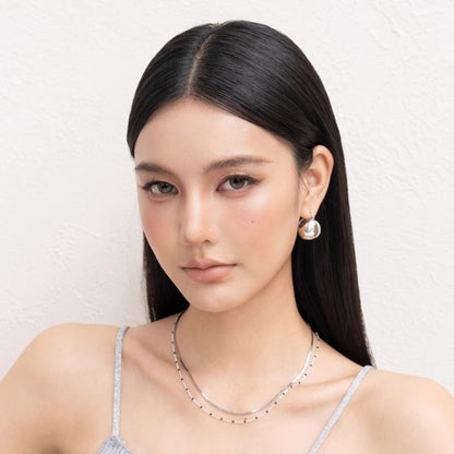 インス風大球光沢ピアス