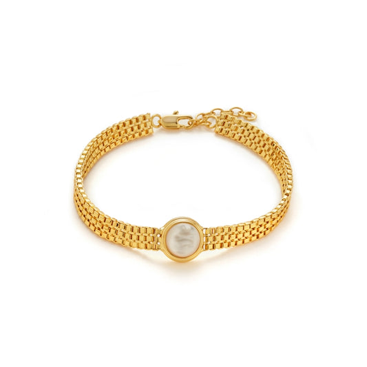 中古風黒白光沢ブレス