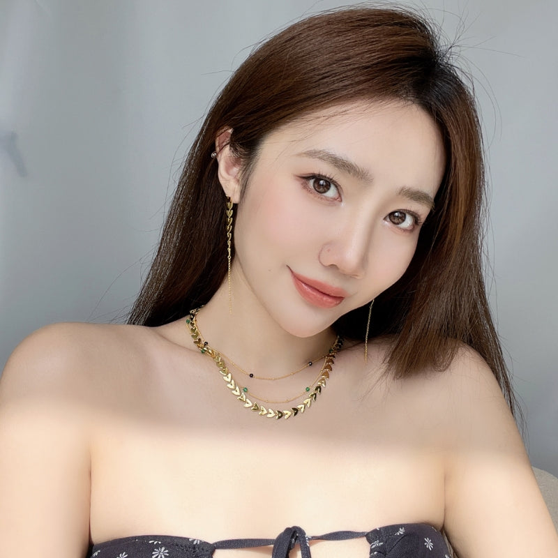 麦穂ハートインス風ゴールドネック
