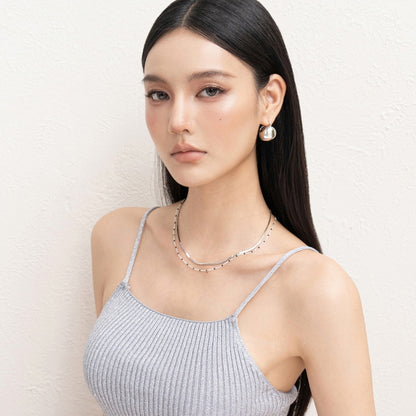 インス風大球光沢ピアス