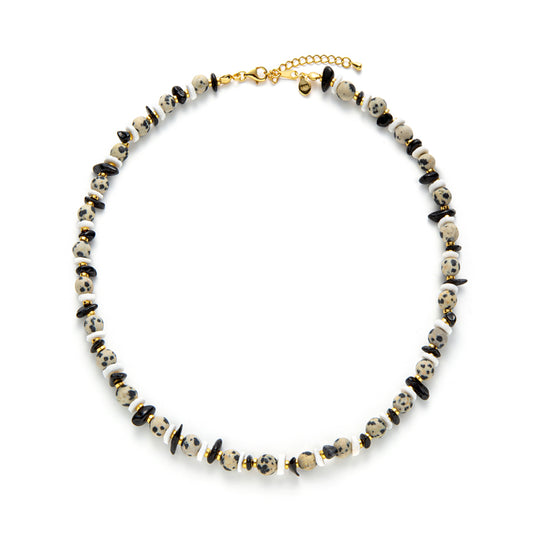 国潮斑点石ネックレス