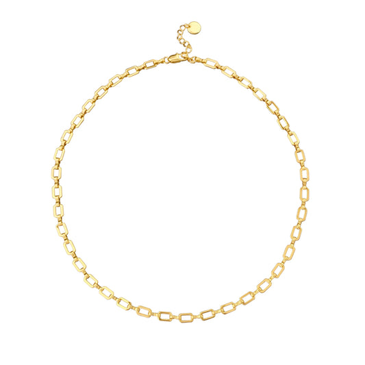 回形粗チェーンメッキネック