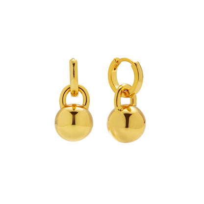 ins風小球メッキピアス